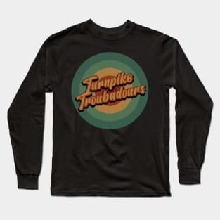 Circle Retro Vintage Turnpike Troubadours Long Sleeve T-Shirt